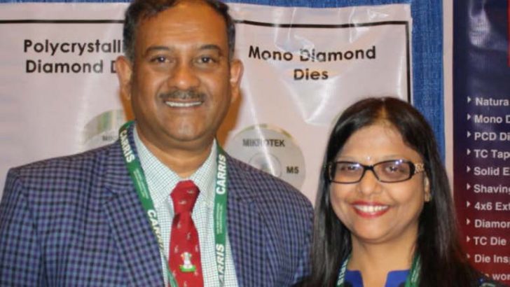 Since 1993 Mikrotek has moved and edged forward in the wire drawing die industry lead by Mr. B. Kamal Babu, Managing Director with backend supported by his wife Mrs. B. Anitha Kamal Finance Director.