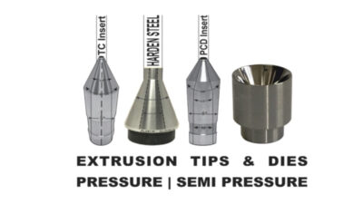 EXTRUSION TIPS & DIES – BY AJEX & TURNER